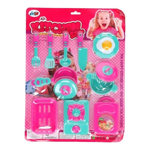 10PCs Kids Playing Kitchen Set