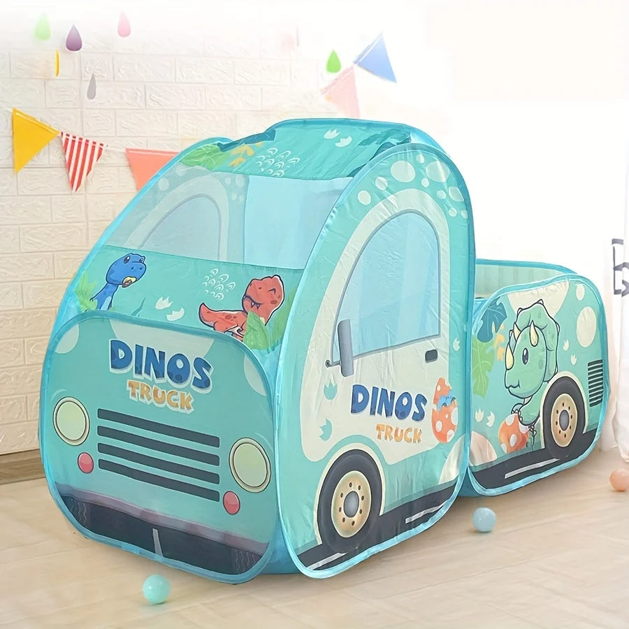 Dinosaur Printed Indoor Car Tent House