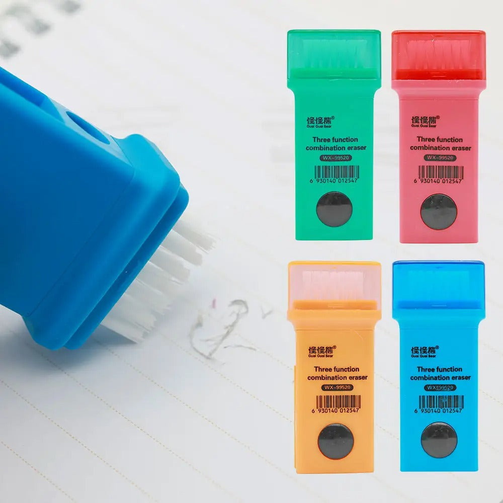 3-in-1 Sharpener & Eraser & Brush