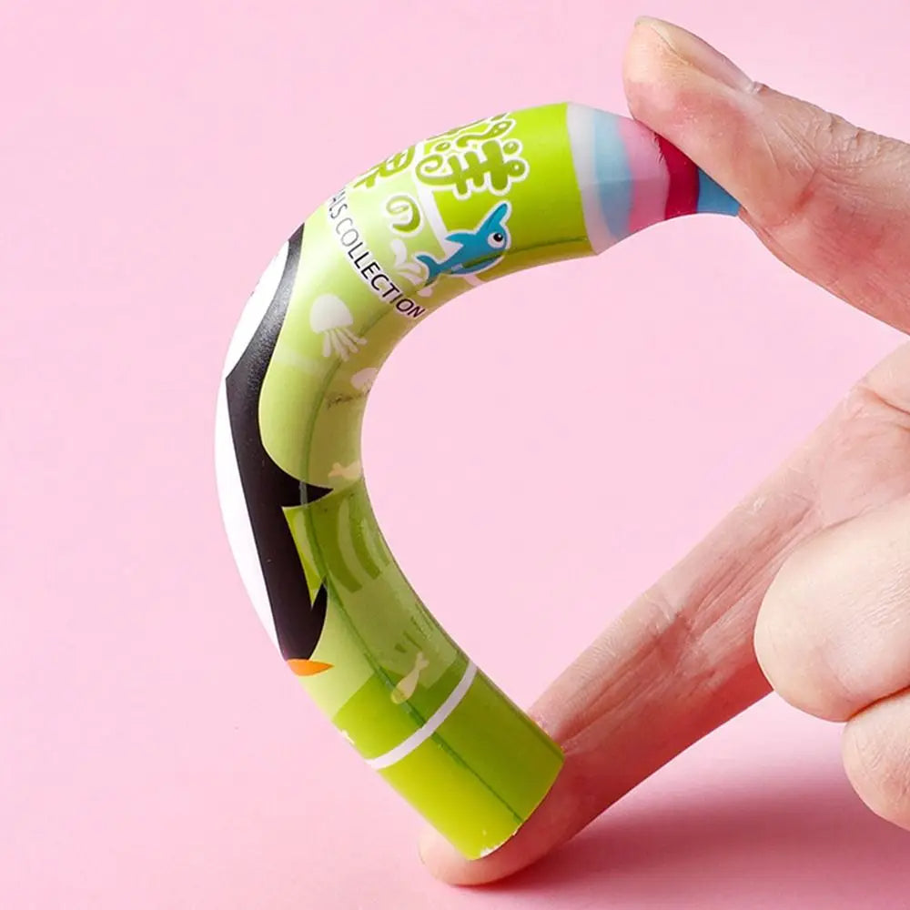 Cartoon Rainbow Pencil Shape Eraser