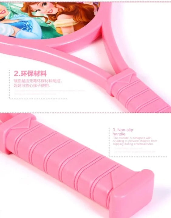 Pack Of 2 Plastic Tennis Racket with 2 Balls