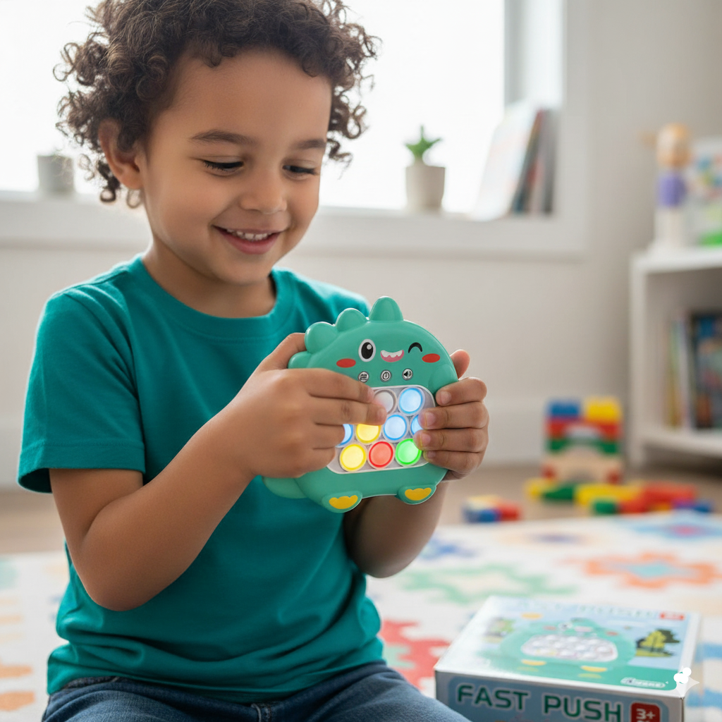 Push Button Musical Poppet Game