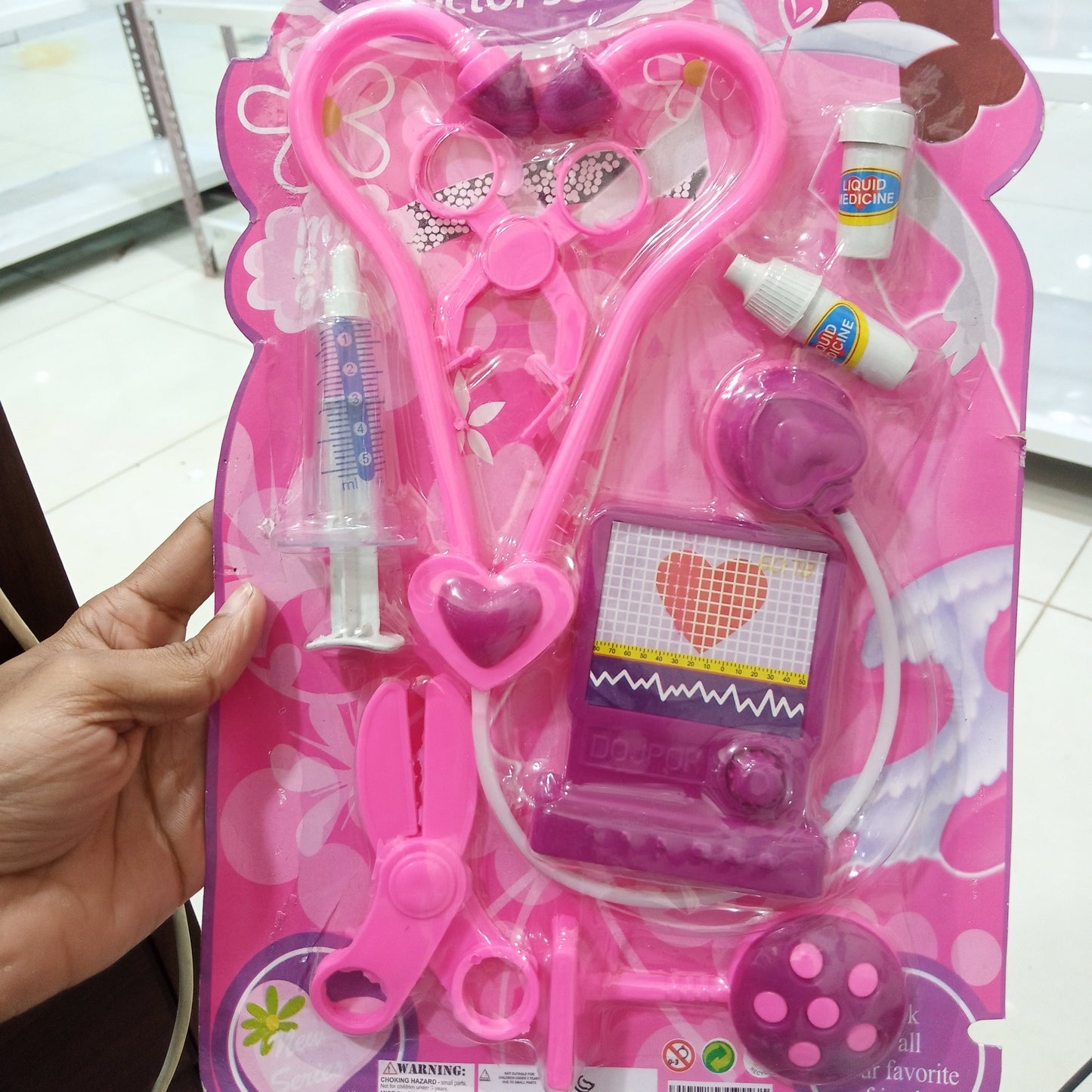 8Pc Plastic Kids Playing Doctor Set