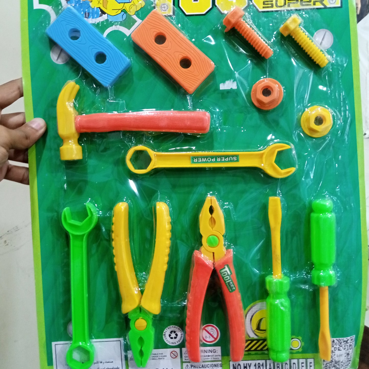 13Pc Kids Playing Hardware Tool Set