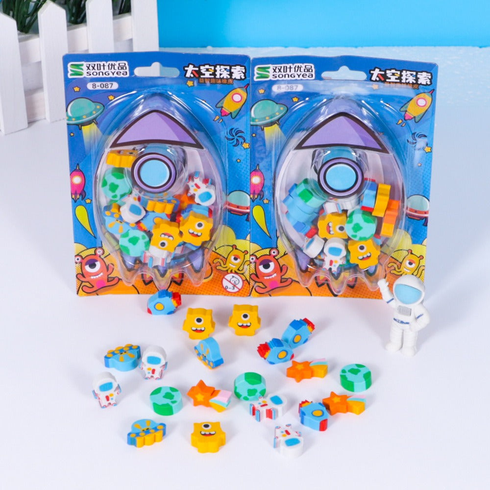 20PCs Space Theme Erasers Set