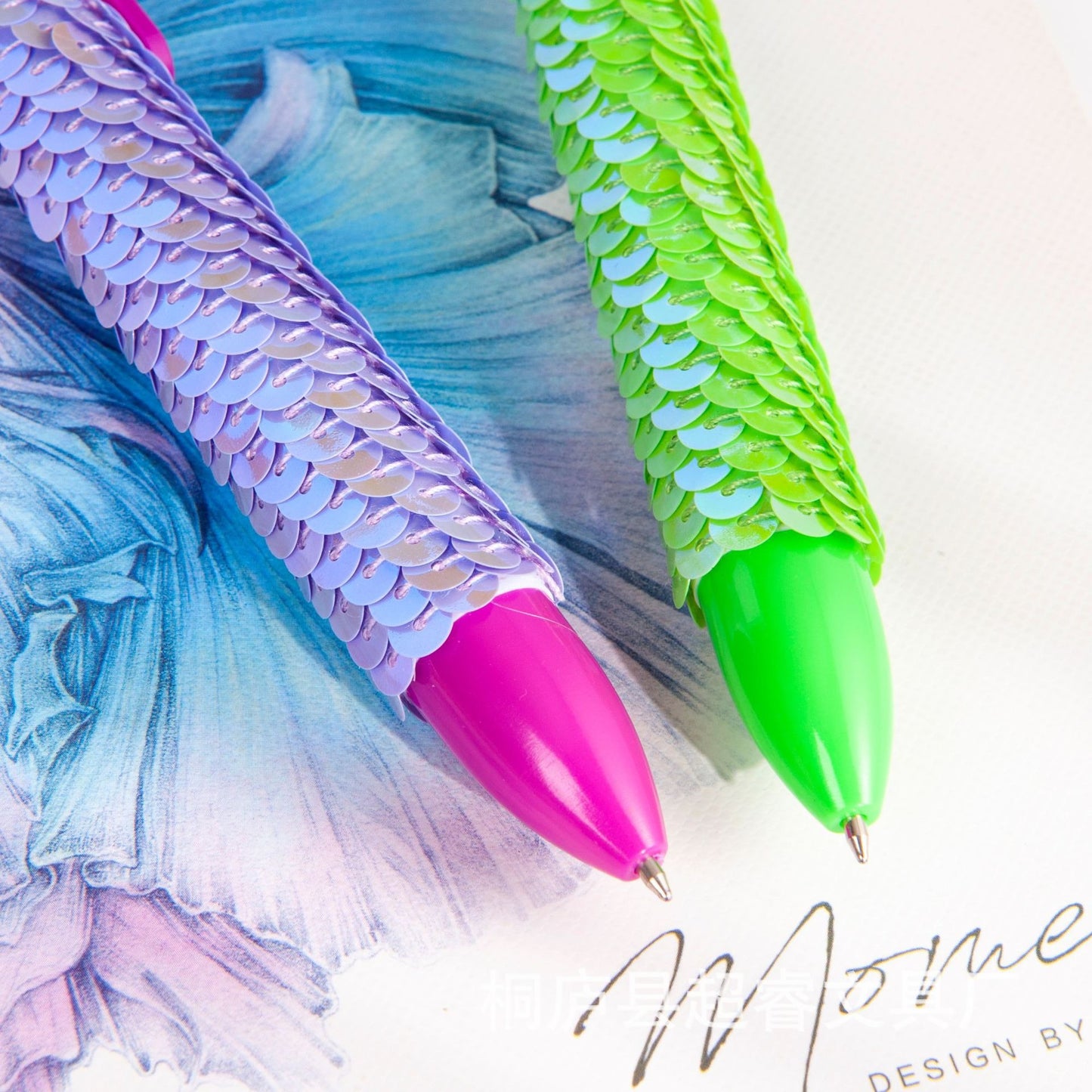 6-In-1 Sequin Ball Pen