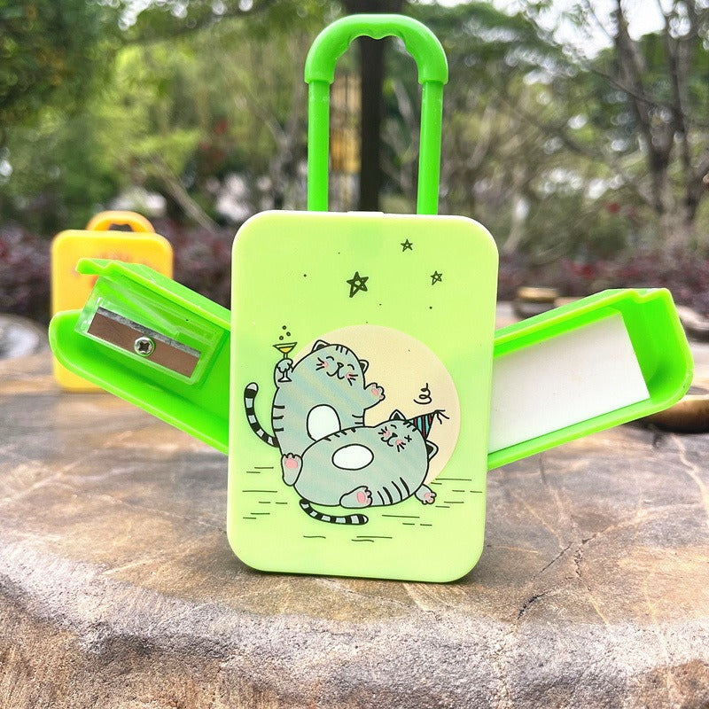 Creative Suitcase Shape Sharpener & Eraser