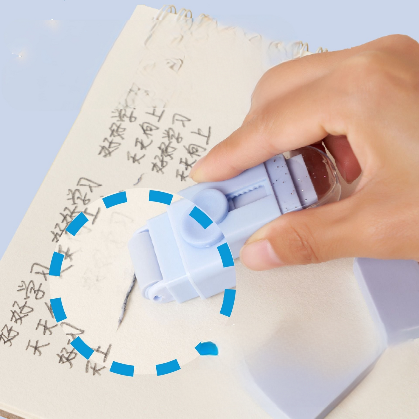 Creative 2-IN-1 Roller Push-Pull Eraser