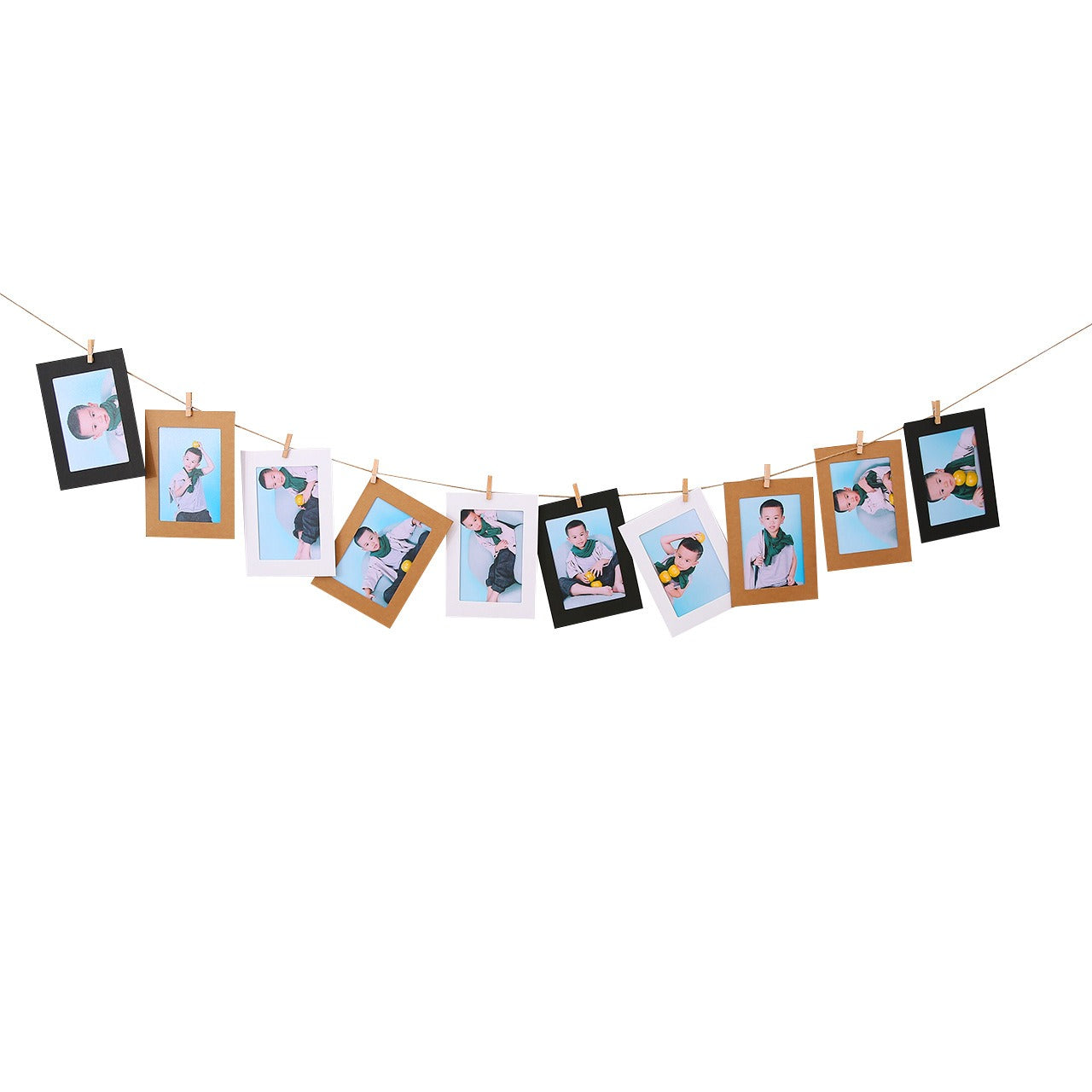 6PCs Hanging Paper Photo Frame