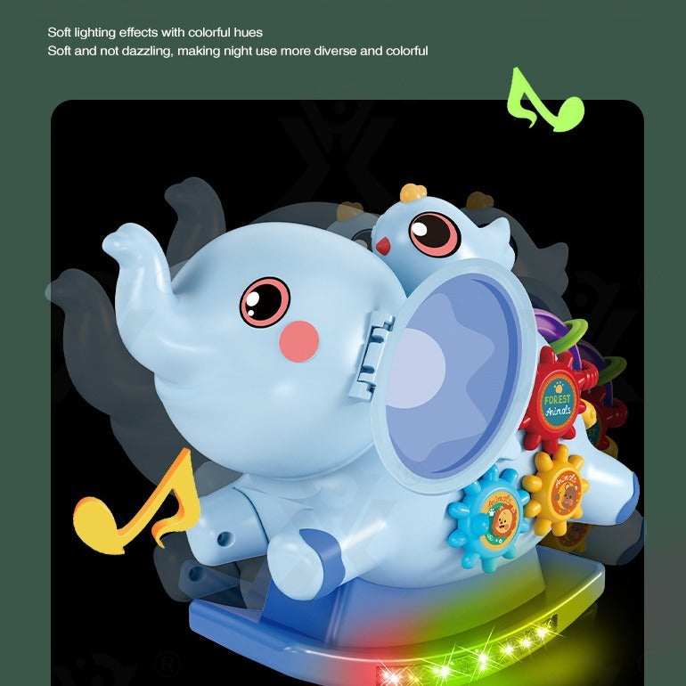 Musical & Lighting Rocking Elephant Toy