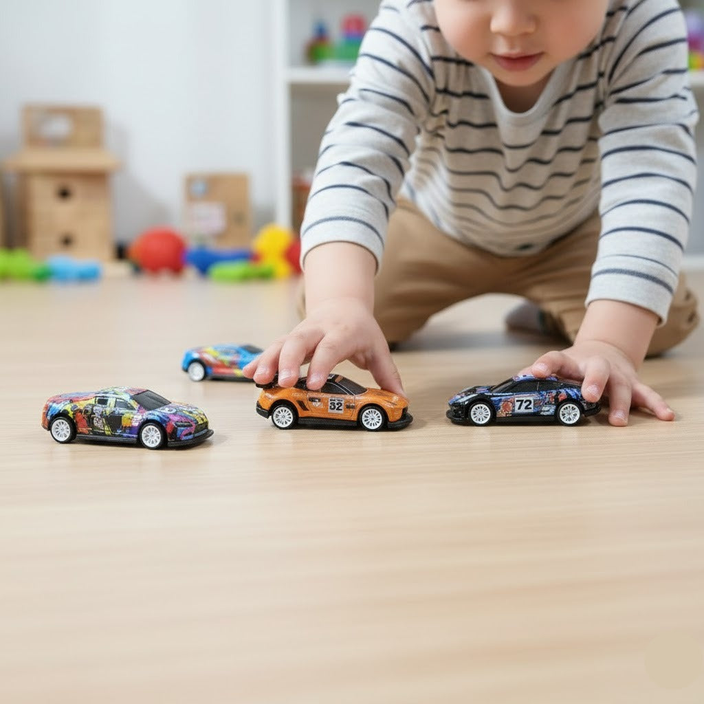 4PCs Die Cast Racing Car