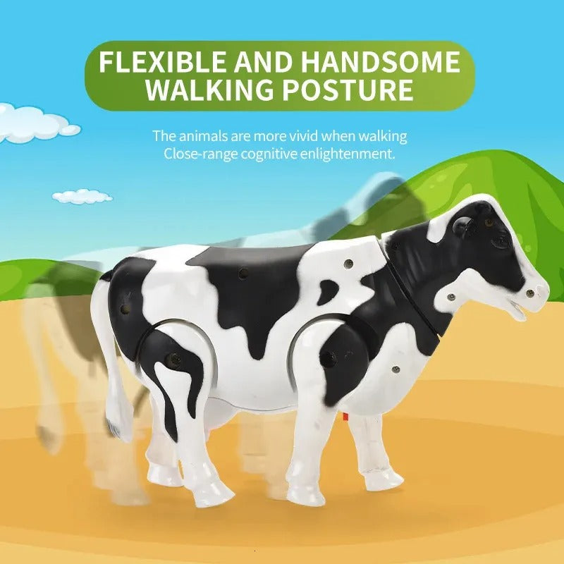 Kids Musical Cow Walking Toy (Big Size)