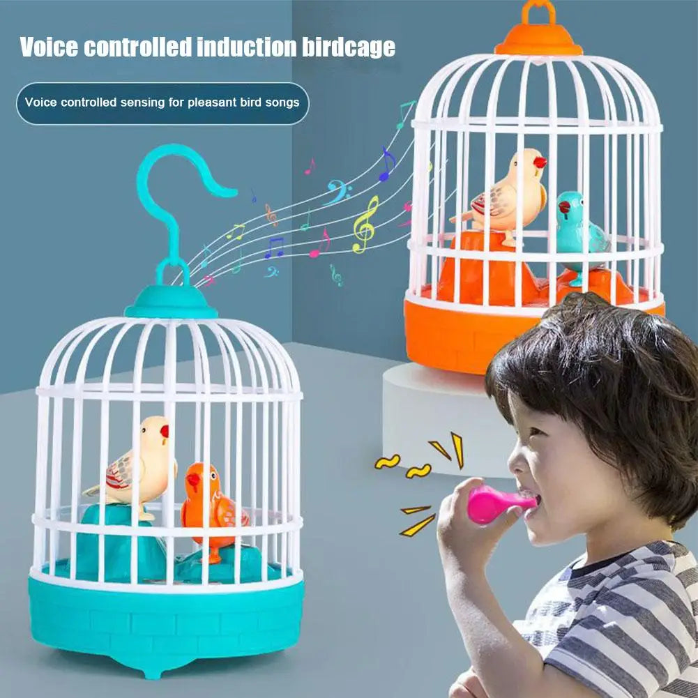 Musical Singing Birds Cage Toy