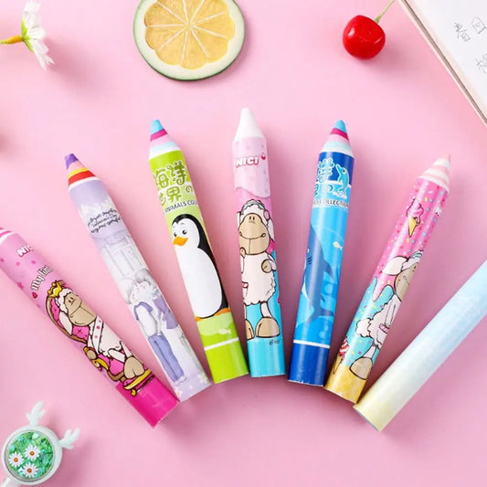 Cartoon Rainbow Pencil Shape Eraser