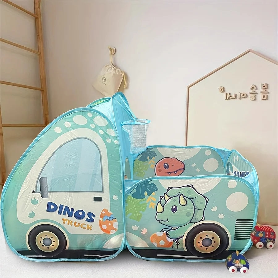 Dinosaur Printed Indoor Car Tent House