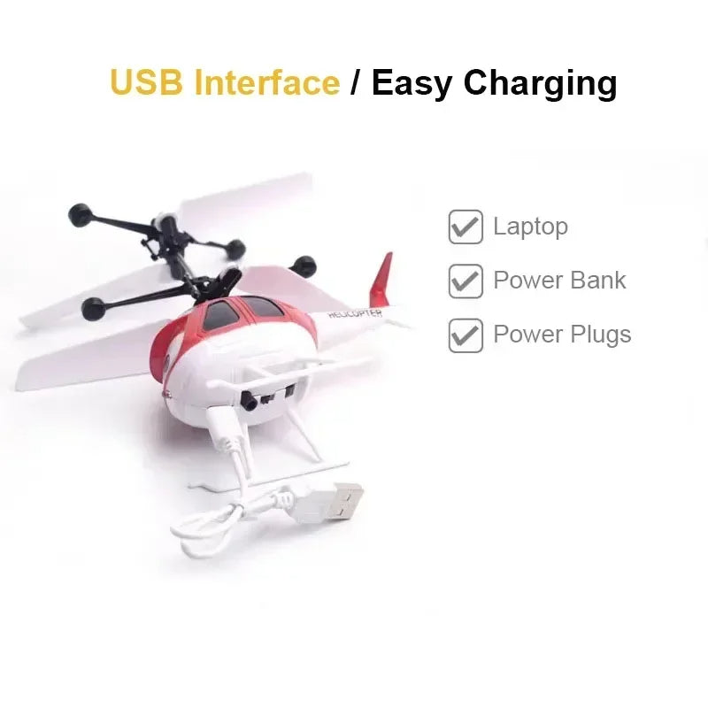 Mini Rechargeable Hand Sensor Helicopter