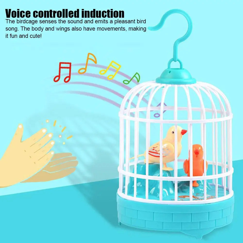 Musical Singing Birds Cage Toy