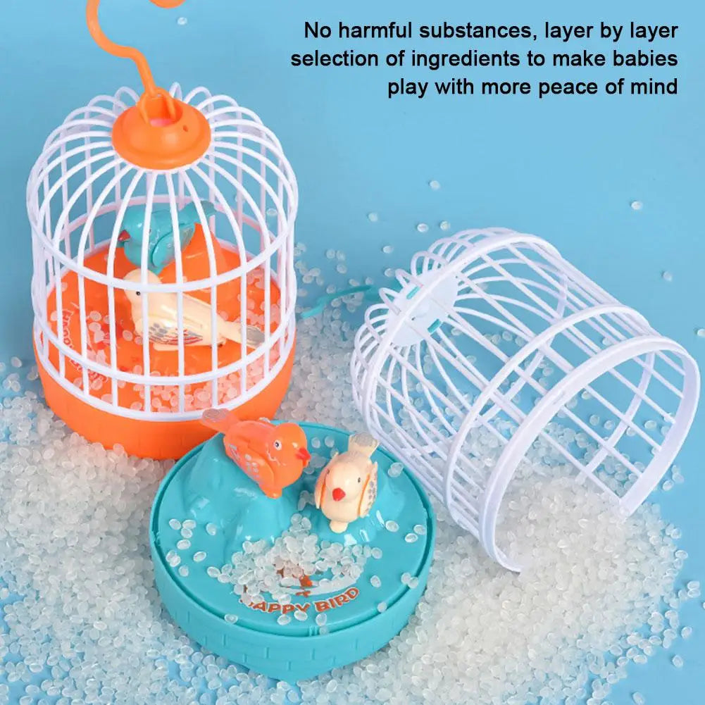 Musical Singing Birds Cage Toy