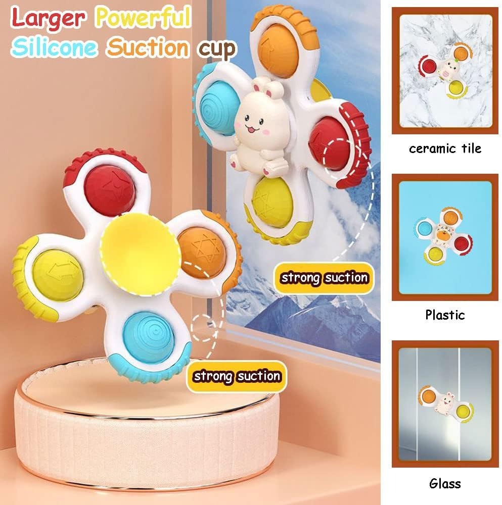 3PCs Suction Fidget Spinner