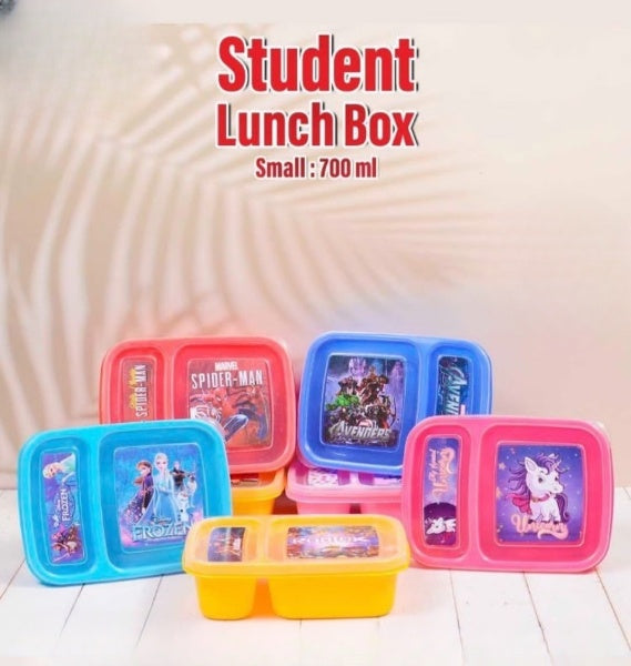 Cartoon Character Hero's Lunch Box