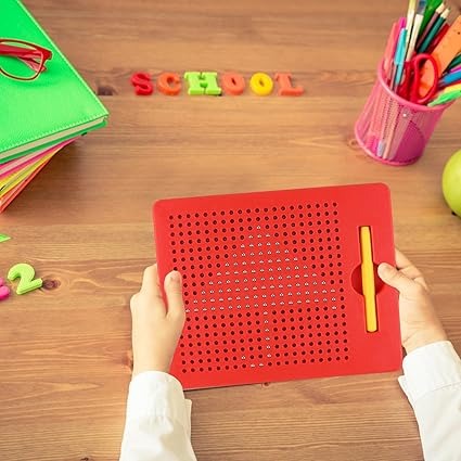 Kids Magnetic Drawing Board with Design Cards