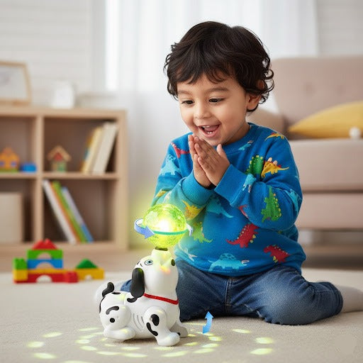 360 Degree Rotatable Musical Puppy