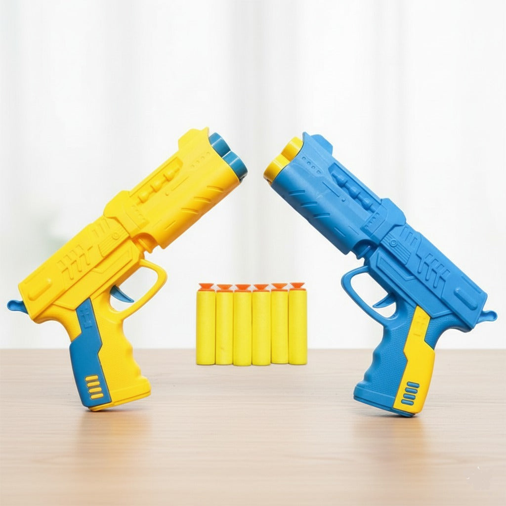 2PCs Set Soft Foam Bullet Gun Toy