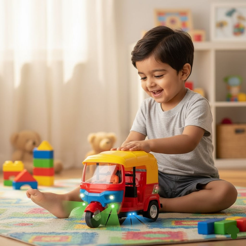 Musical & Light Rikshaw Toy