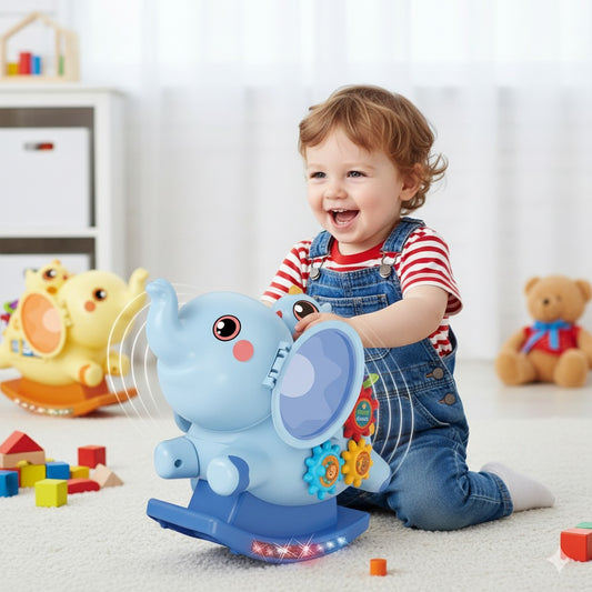 Musical & Lighting Rocking Elephant Toy