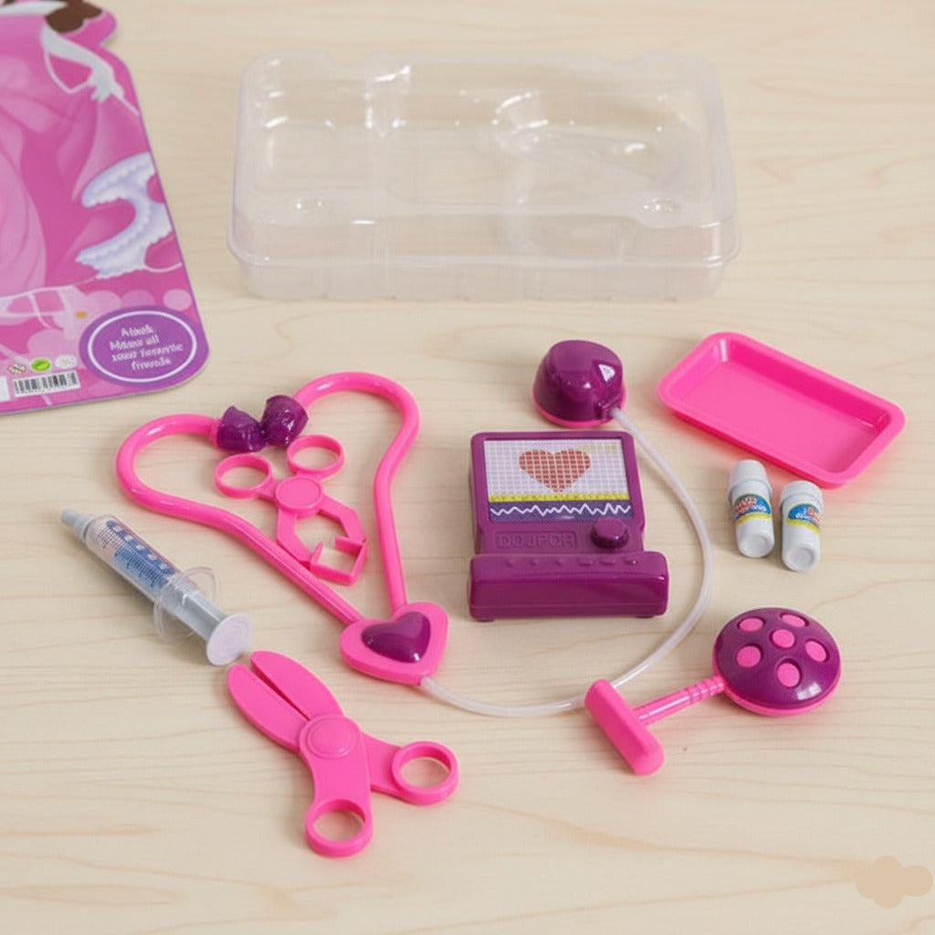 8Pc Plastic Kids Playing Doctor Set