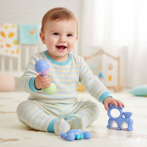 Pack of 3 Baby Rattle Set