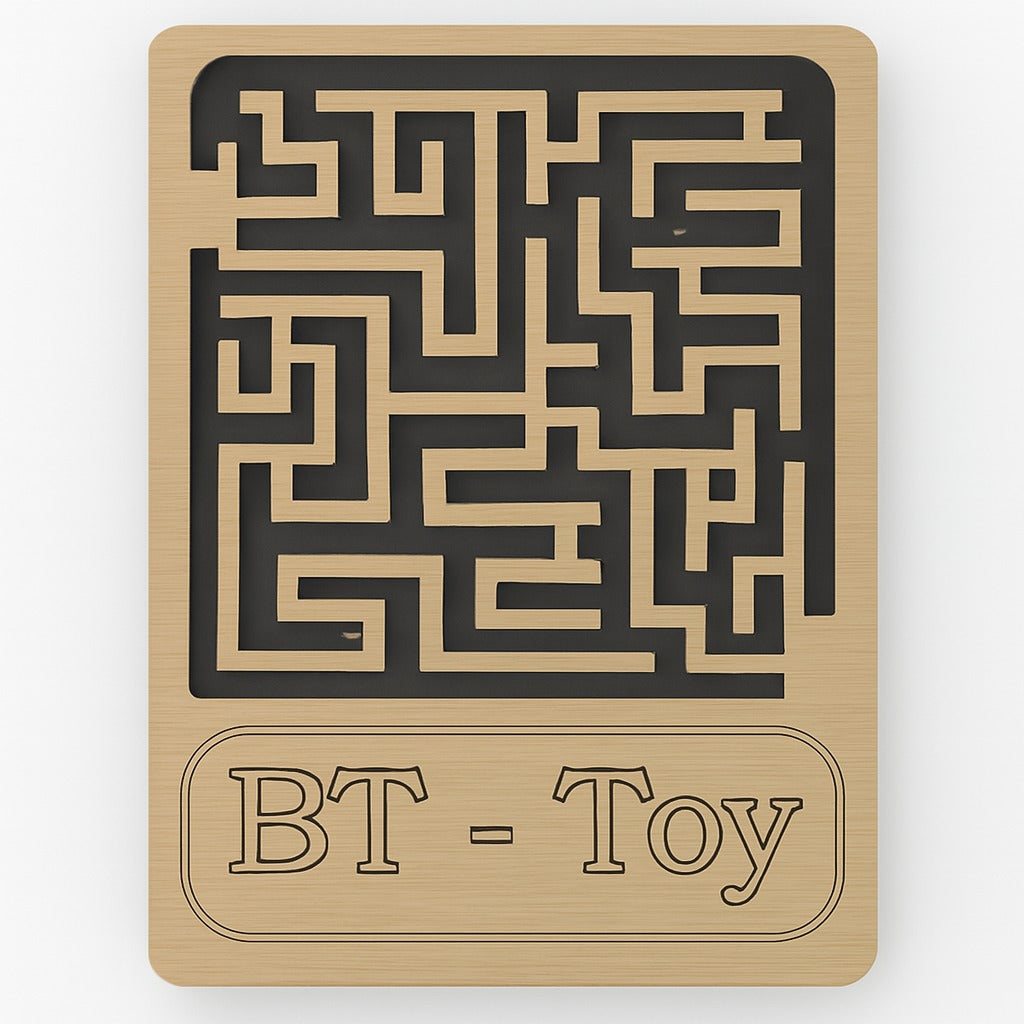 Mini Wooden Maze Game