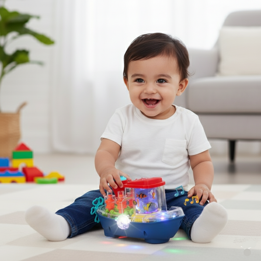 Musical & Light Gear Cool Boat Toy