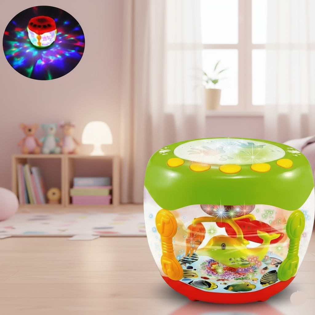 Musical Flash Drum Dynamic Light With Songs