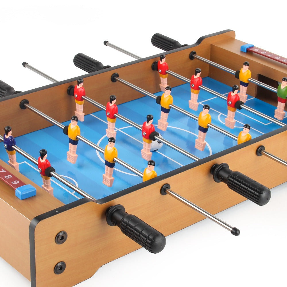 2 in 1 Wooden Football Ice Hockey Game Toy