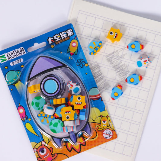 20PCs Space Theme Erasers Set