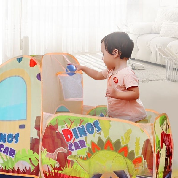 Dinosaur Printed Indoor Car Tent House