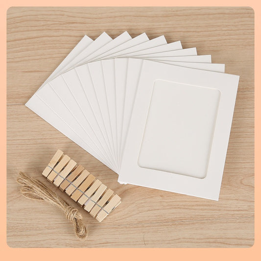 6PCs Hanging Paper Photo Frame