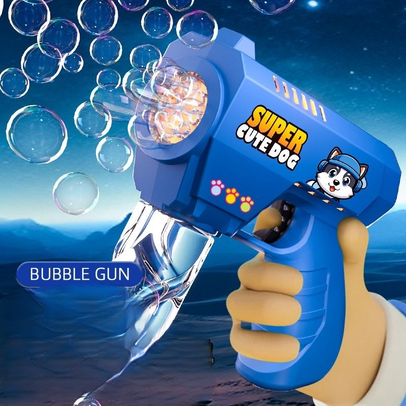 Electric Automatic Bubble Machine Gun