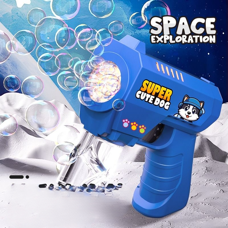 Electric Automatic Bubble Machine Gun
