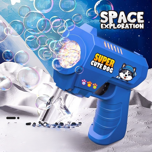 Electric Automatic Bubble Machine Gun