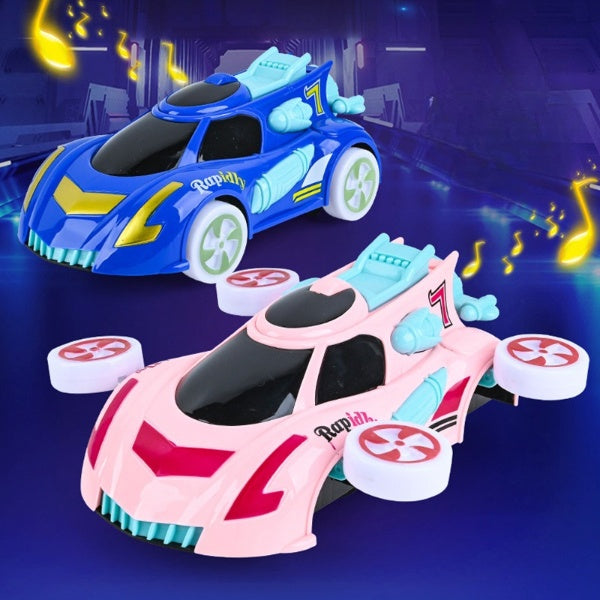 Musical Transformer Sci-Fi 360° Rotating Car