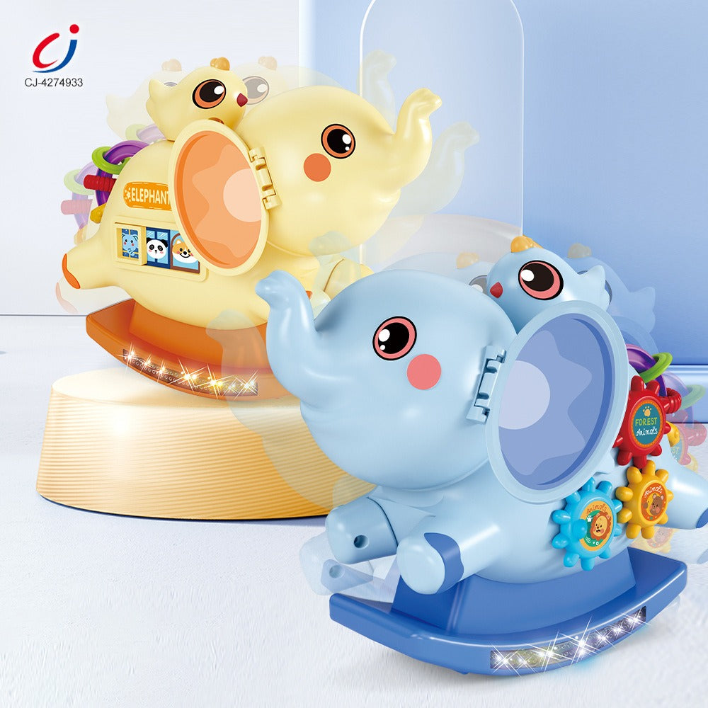 Musical & Lighting Rocking Elephant Toy