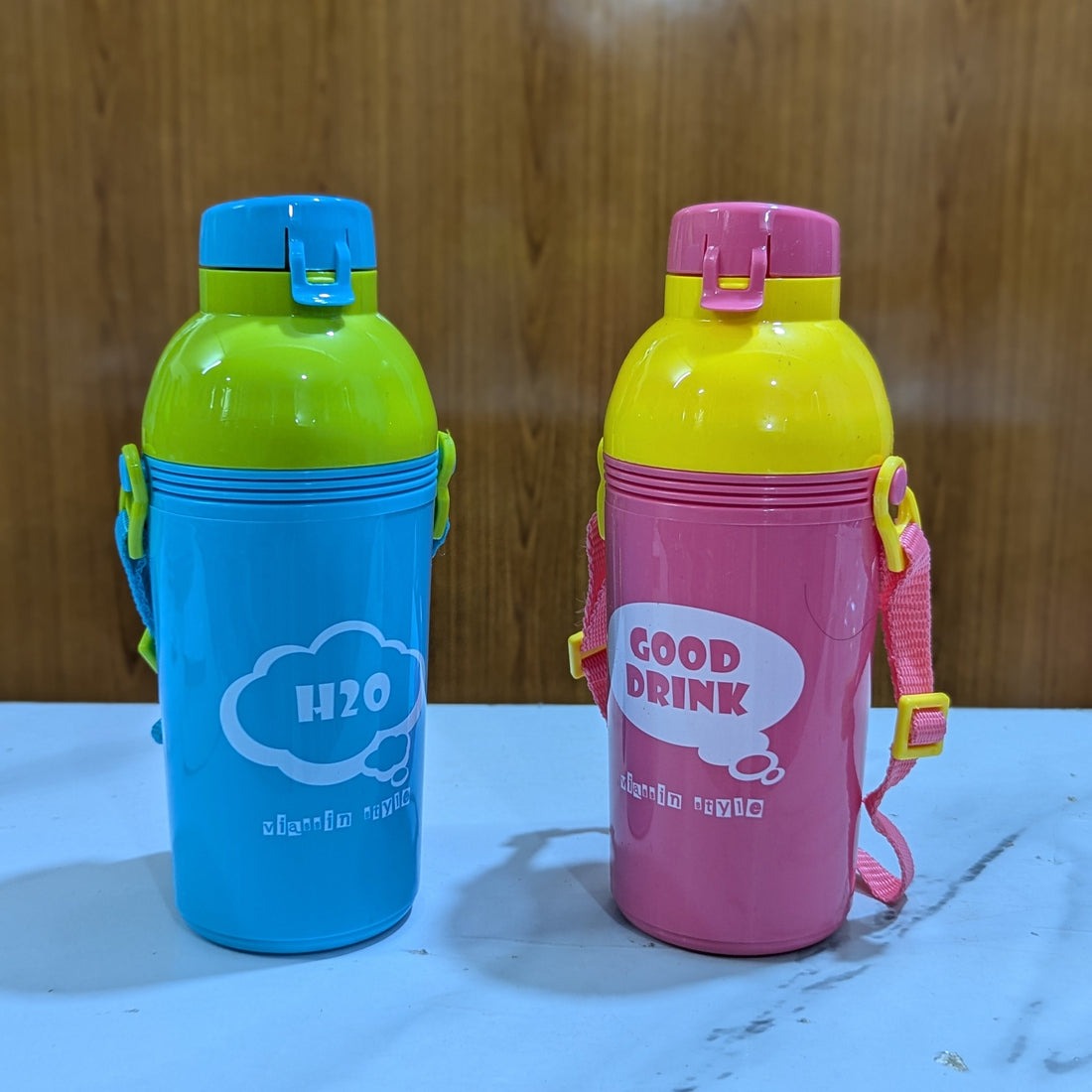 Portable Plastic School Water Bottle