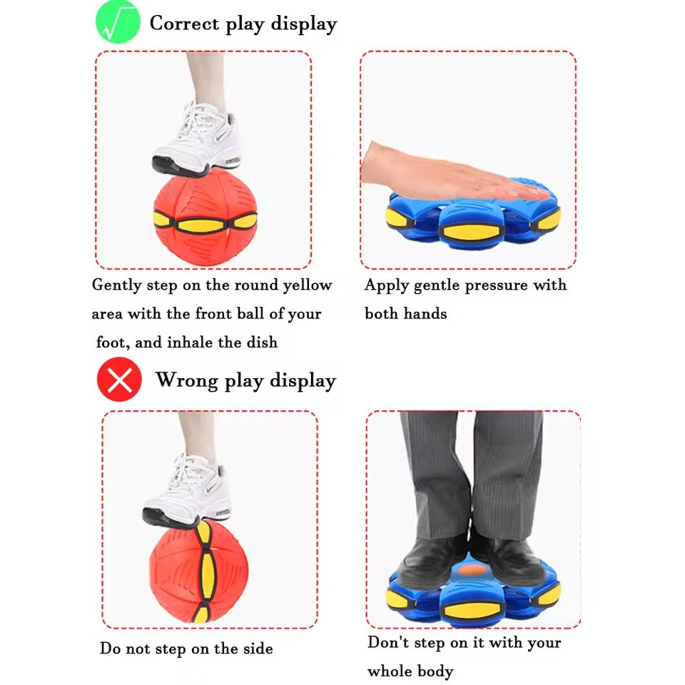 Frisbee Flying Soccer Ball Magic Ball