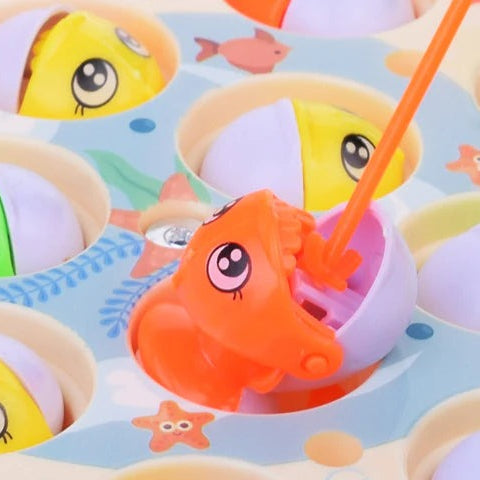 Kids Musical Zoo Fishing Game