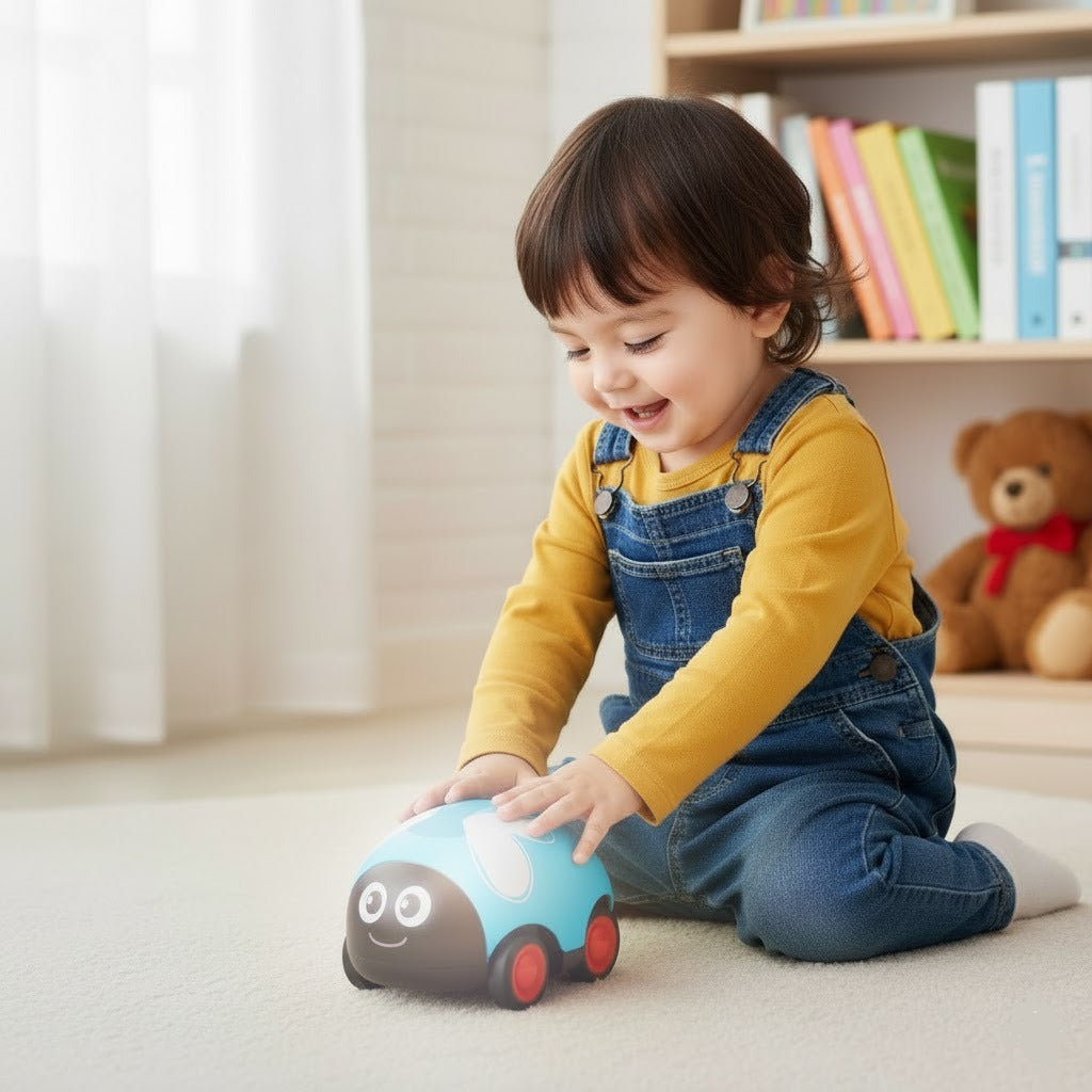 Pullback Fraction Animal Car Toy