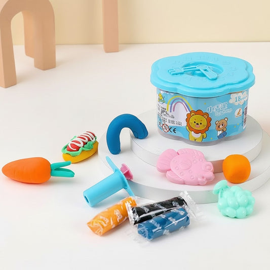 18 Colors Kids Puzzle Clay