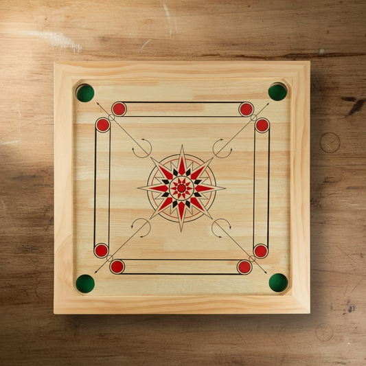 Wooden Carrom Board Game
