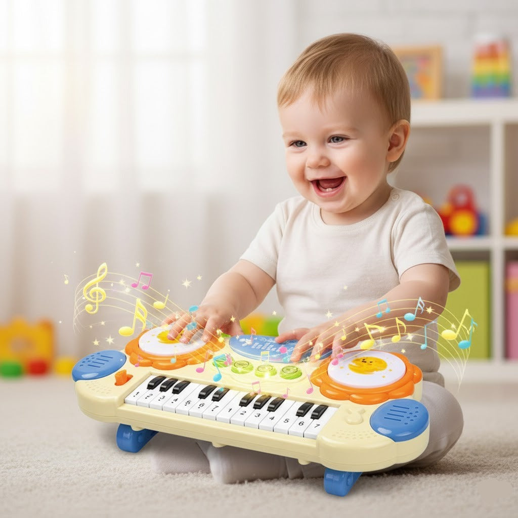 Multi-functional Kids Musical Piano with Light